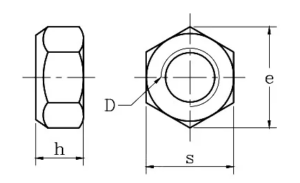 DIN 980 / ISO 7042 Prevailing Torque Lock Nuts -Bhavya Industries